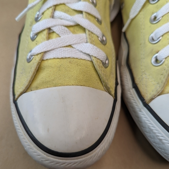 Converse Mens Chuck Taylor All Star Ox Unisex Golden Yellow sneakers Shoes Sz M - Picture 7 of 10